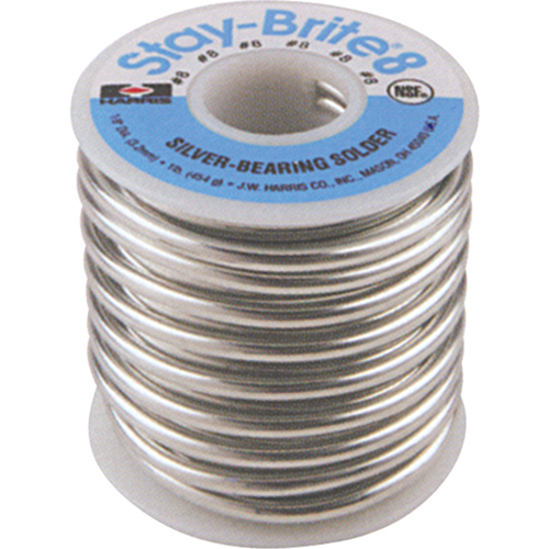 Stay Brite&reg; 8 Solder, Lead-Free, 94% Tin 6% Silver, Solid Core, 0.0625" Dia. Maritime Industrial Rubber