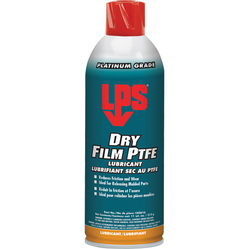 Dry Film PTFE Lubricant, Aerosol Can, 16 oz. Maritime Industrial Rubber