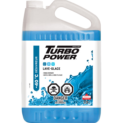 Turbo Power&reg; All-Season Windshield Washer Fluid, Jug, 3.78 L Maritime Industrial Rubber