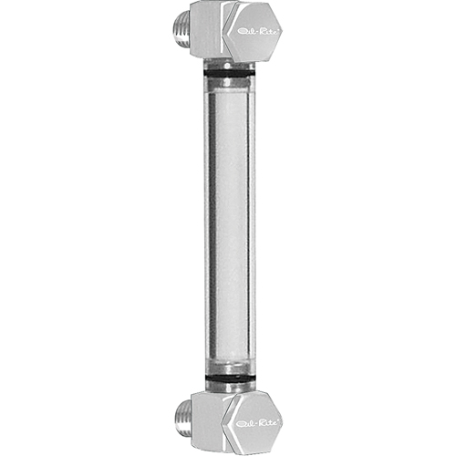 Round Nylon Liquid Level Gauge, Threaded, 7" L, 205°F (96.11° C) Maritime Industrial Rubber