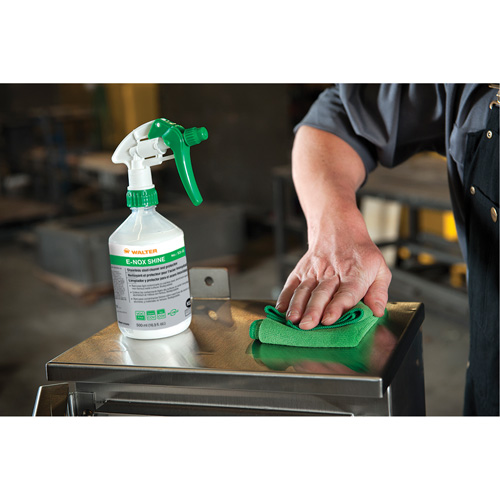 Nettoyant et protecteur de surface en acier inoxydable E-Nox Shine, 208 L, Baril Maritime Industrial Rubber