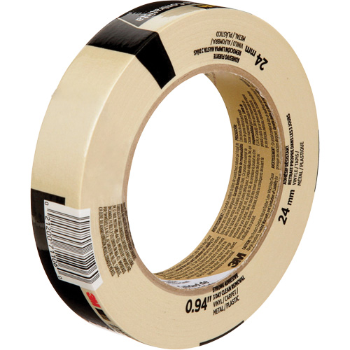 Scotch&reg; General Purpose Masking Tape 2020, 24 mm (1") x 55 m (180'), Tan Maritime Industrial Rubber