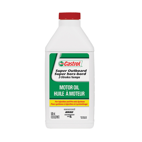 Huile pour moteur hors-bord 2 temps, 500 ml, Bouteille Maritime Industrial Rubber