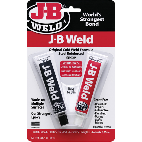 Epoxy, Two-Part, Tube, 2 oz., Grey Maritime Industrial Rubber