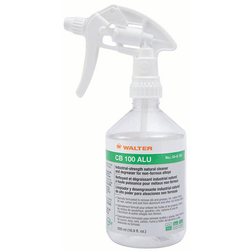 Nettoyant et d&eacute;graissant naturel CB 100 ALU, Bouteille &agrave; g&acirc;chette Maritime Industrial Rubber