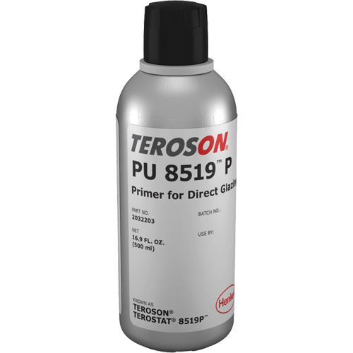 Teroson&reg; PU 8519 P Glass Primer & Activator, 500 ml, Bottle Maritime Industrial Rubber