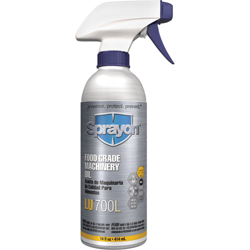 Food Grade Machinery Oil, 14 oz., Trigger Bottle Maritime Industrial Rubber