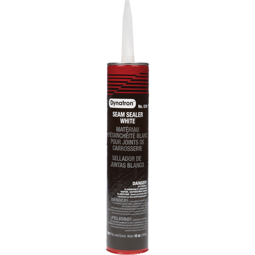 Dynatron Caulk Auto Seam Sealer, 12 oz., Cartridge, White Maritime Industrial Rubber