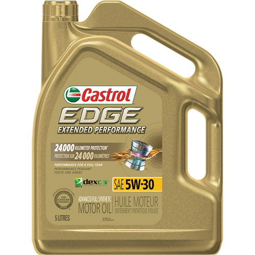 Huile pour moteur performance prolong&eacute;e 5W-30 Edge, 5 L, Cruche Maritime Industrial Rubber