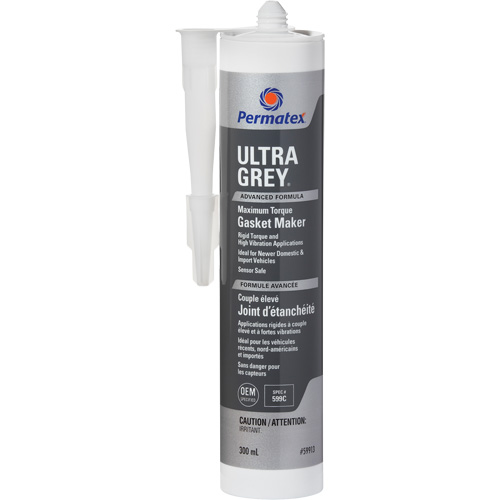 Ultra Grey&reg; Rigid High-Torque RTV Silicone Gasket Maker, Cartridge, Grey Maritime Industrial Rubber