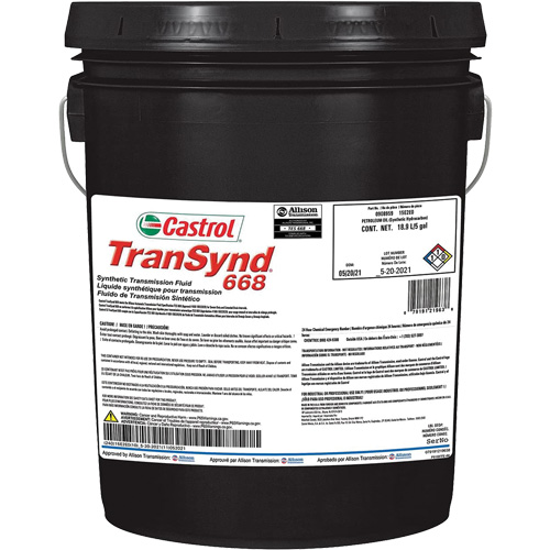 TranSynd 668 Full-Synthetic Automatic Transmission Fluid Maritime Industrial Rubber
