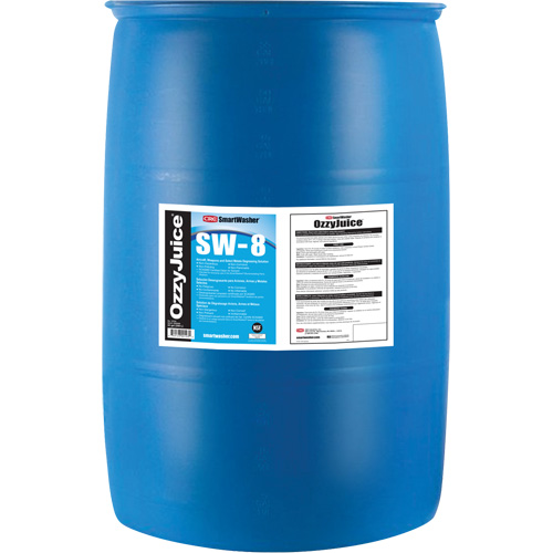 Produit d&eacute;graissant SmartWasher OzzyJuice SW-8 pour a&eacute;ronefs, armes et une s&eacute;lectin de m&eacute;taux, Baril Maritime Industrial Rubber