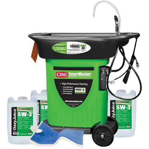 Trousse de bassin de nettoyage de pi&egrave;ces mobile SmartWasher SW-323 Maritime Industrial Rubber