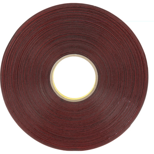 VHB Tape, 66 m (216') L x 25.4 mm (1") W, 23 mils, Acrylic Maritime Industrial Rubber