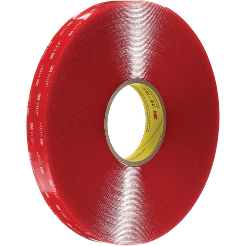 Ruban VHB, 33 m (108') lo x 12 mm (1/2") la, 40 mils, Acrylique Maritime Industrial Rubber