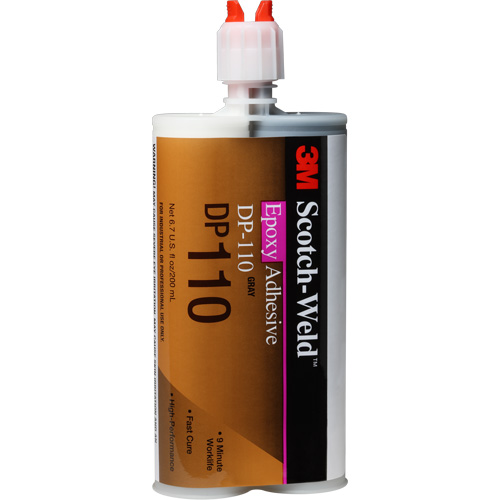Scotch-Weld Adhesive, 200 ml, Cartridge, Two-Part, Grey Maritime Industrial Rubber