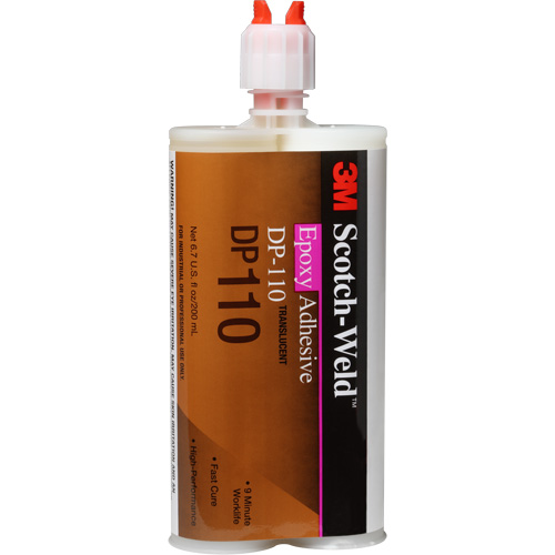 Scotch-Weld Adhesive, 200 ml, Cartridge, Two-Part, Translucent Maritime Industrial Rubber