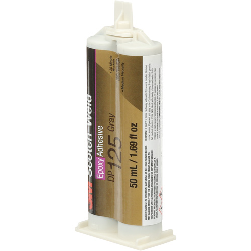 Scotch-Weld Adhesive, 1.7 fl. oz., Cartridge, Two-Part, Grey Maritime Industrial Rubber