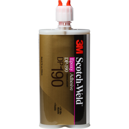 Scotch-Weld Adhesive, 200 ml, Cartridge, Two-Part, Translucent Maritime Industrial Rubber