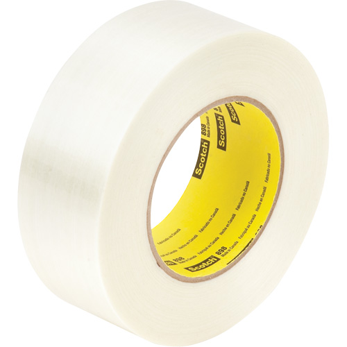 Scotch&reg; Filament Tape, 6.6 mils Thick, 12 mm (1/2") x 33 m (108')  Maritime Industrial Rubber