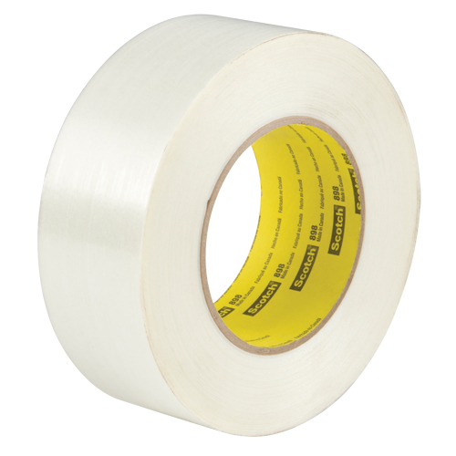 Scotch&reg; Filament Tape, 6.6 mils Thick, 48 mm (1-22/25") x 55 m (180')  Maritime Industrial Rubber