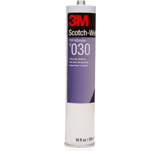 Adh&eacute;sif PUR Scotch-Weld, 10 oz, Cartouche, Transparent Maritime Industrial Rubber