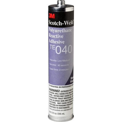 Adh&eacute;sif PUR Scotch-Weld, 10 oz, Cartouche, Transparent Maritime Industrial Rubber