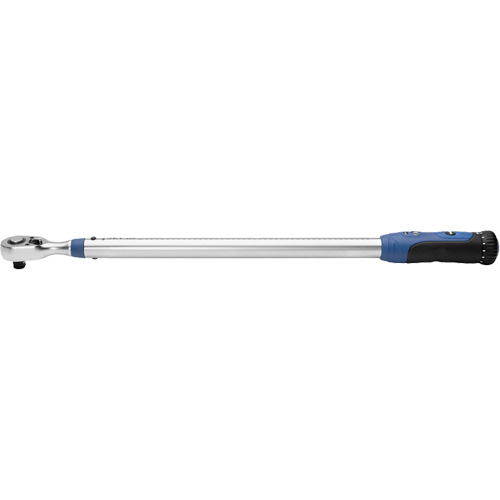 Super Heavy-Duty Torque Wrench, Click, 1/2" Square Drive, 50 - 250 lbf. Ft Maritime Industrial Rubber