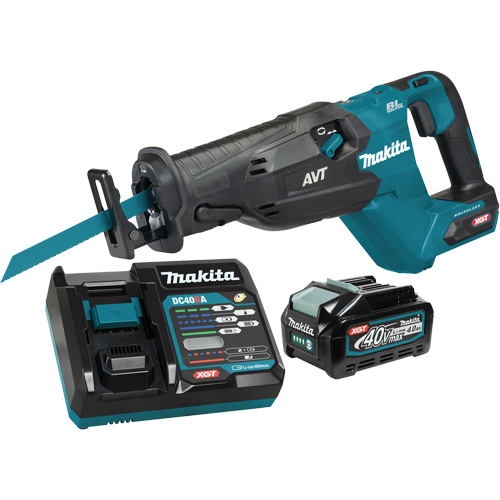 Scie alternative sans fil avec moteur sans balai XGT, 40 V, Lithium-ion Bloc-pile, 0-3000 coups/min Maritime Industrial Rubber