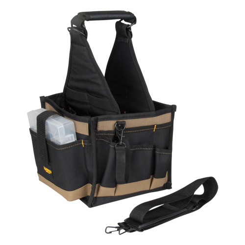 Tool Pouches, Canvas, 25 Pockets, Black Maritime Industrial Rubber