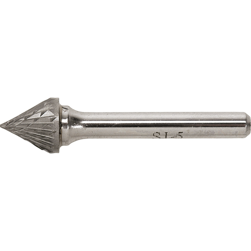 Fraise au carbure dur, SJ-3, 3/8" dia., 1/4" Tige, 5/16" Prof. de la coupe Maritime Industrial Rubber