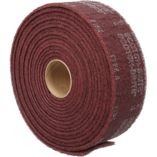 Ruban de nettoyage et de finition Scotch-Brite, Tr&egrave;s fin, 4" la x 30' lo Maritime Industrial Rubber
