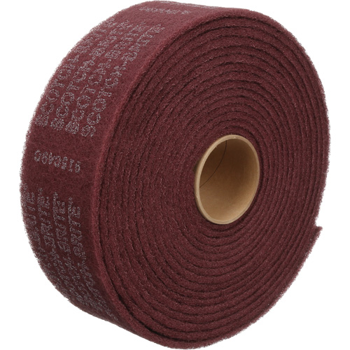 Ruban de nettoyage et de finition Scotch-Brite, Tr&egrave;s fin, 4" la x 30' lo Maritime Industrial Rubber
