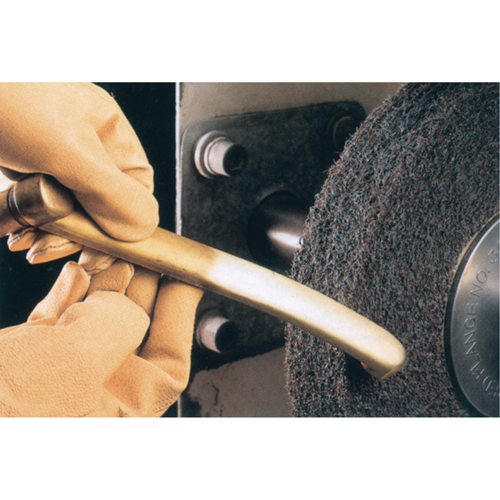Scotch-Brite Multi-Finishing Wheels, 6" x 1", 1" Arbor Maritime Industrial Rubber
