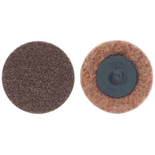 Non-Woven Quick-Change Discs, 2" Dia., Extra Coarse Grit, Aluminum Oxide Maritime Industrial Rubber