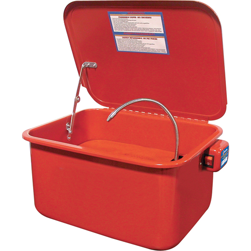 Bassins de nettoyage autorecyclants, Acier, 5 gal. Maritime Industrial Rubber