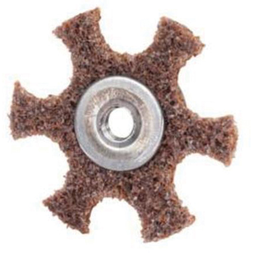 Abrasotex Surface Preparation Star, 2" Dia., Coarse Grit, Aluminum Oxide Maritime Industrial Rubber