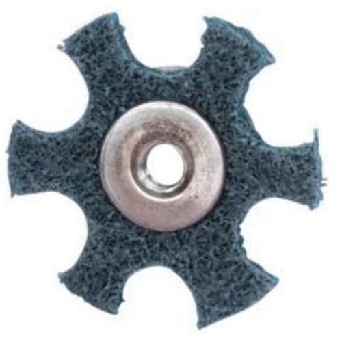 Abrasotex Surface Preparation Star, 3" Dia., Very Fine Grit, Aluminum Oxide Maritime Industrial Rubber
