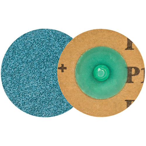 TWIST TOPCUT Sanding Disc, 2" Dia., 120 Grit, Zirconium Maritime Industrial Rubber