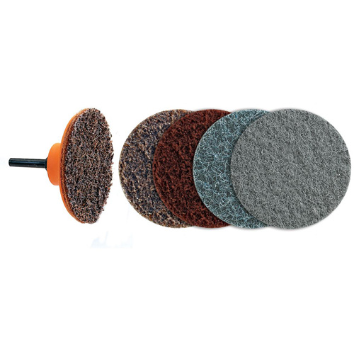 Disque de conditionnement TWIST BLENDEX, 3" dia., Grain Fin, Oxyde d'aluminium Maritime Industrial Rubber