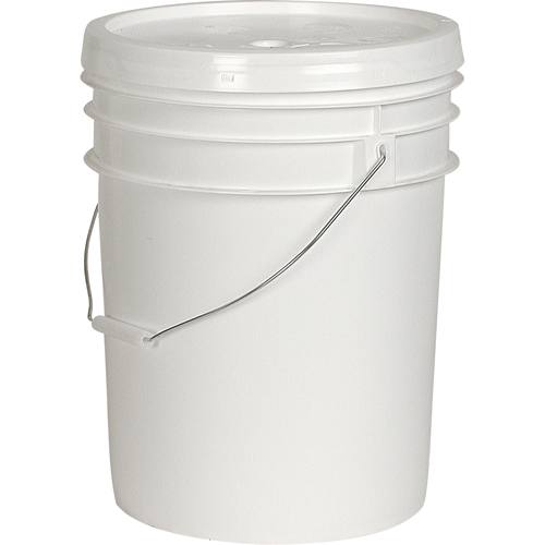 General Purpose Pail without Lid, Plastic, 4 L Maritime Industrial Rubber