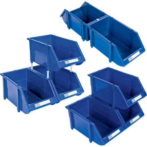 Stack & Hang Bin, 7-7/8" W x 7" H x 17-11/16" D, Green Maritime Industrial Rubber