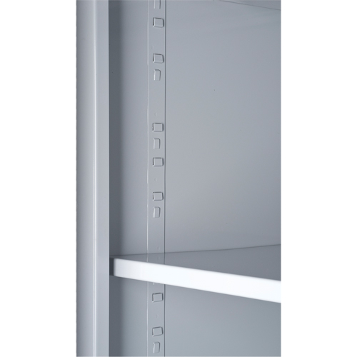 Deep Door Combination Cabinets, 38" W x 24" D x 72" H, Grey Maritime Industrial Rubber