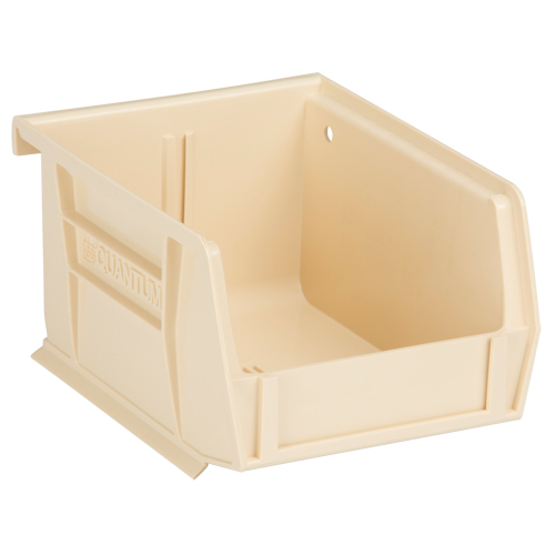 Bacs ultra empilable & suspendable, 4-1/8" la, 3" h x 5-3/8" p, Ivoire Maritime Industrial Rubber
