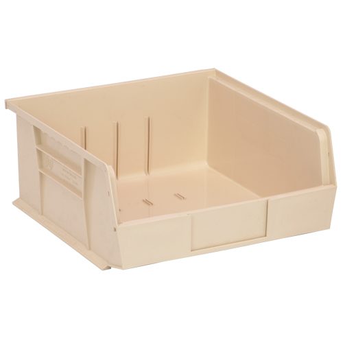 Bacs ultra empilable & suspendable, 11" la, 5" h x 10-7/8" p, Ivoire Maritime Industrial Rubber