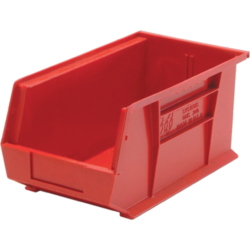 Ultra Stack & Hang Bin, 8-1/4" W x 7" H x 14-3/4" D, Red Maritime Industrial Rubber