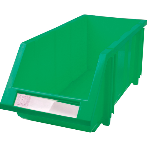Stack & Hang Bin, 7-7/8" W x 7" H x 17-11/16" D, Green Maritime Industrial Rubber