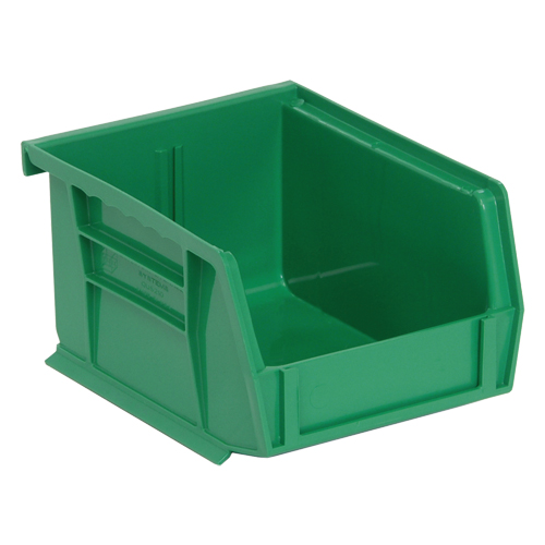Bacs ultra empilable & suspendable, 4-1/8" la, 3" h x 5-3/8" p, Vert Maritime Industrial Rubber