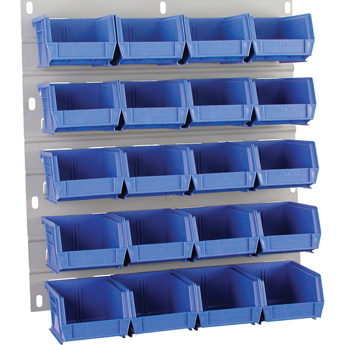 Panneau &agrave; suspendre, 20 bacs, 18" la x 1" p x 19" h Maritime Industrial Rubber