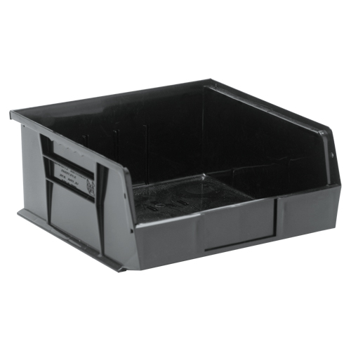 Ultra Stack & Hang Bin, 11" W x 5" H x 10-7/8" D, Black Maritime Industrial Rubber